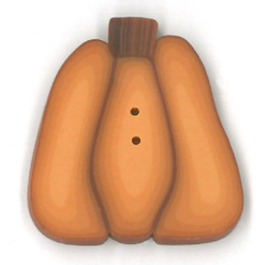 Large Golden Pumpkin Button - Just Another Button Company