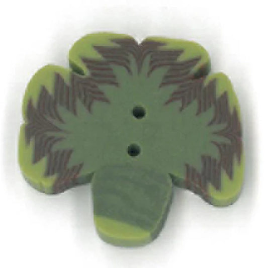 Small Three Leaf Clover Button - Just Another Button Company