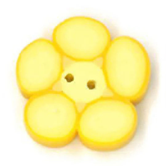 Tiny Yellow Flower Button - Just Another Button Company