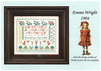 Emma Wright 1904 - Hands Across the Sea Samplers