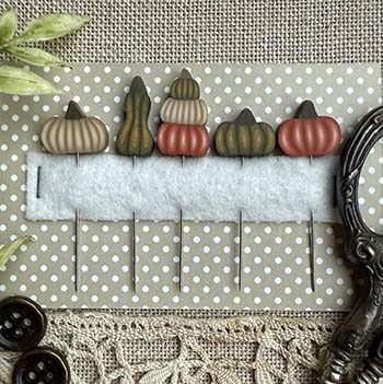 Pumpkin Collection 5 Pin Set - Puntini Puntini