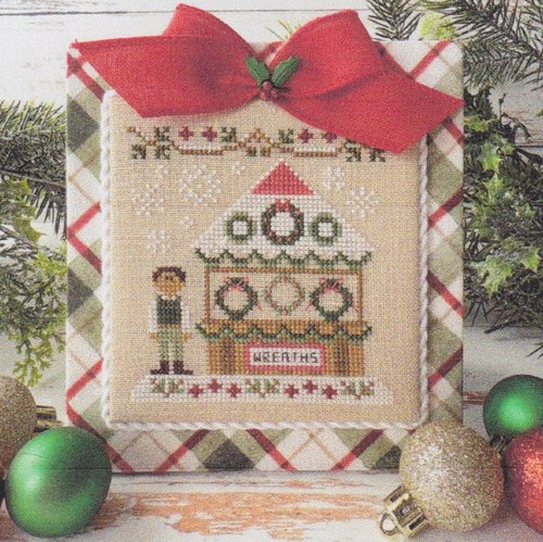 Christmas Wreath Stand - Christmas Market Series - Country Cottage Needleworks