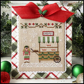 Crepe Cart - Christmas Market Series - Country Cottage Needleworks
