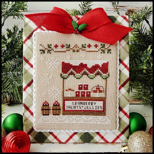 Cranberry Stand - Christmas Market Series - Country Cottage Needleworks
