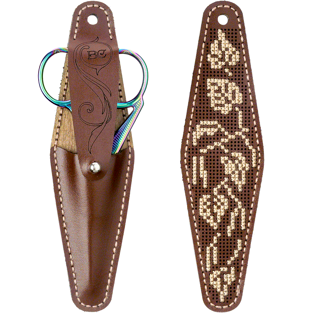 Scissor Case Needlecraft Kit - Leather Scissor Case #5