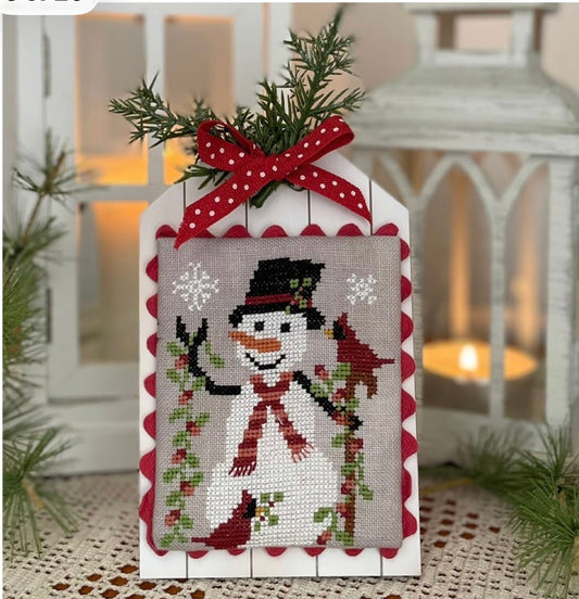 The Cardinals' Snowman - Mani Di Donna - 2026 Needlework Marketplace PREORDER