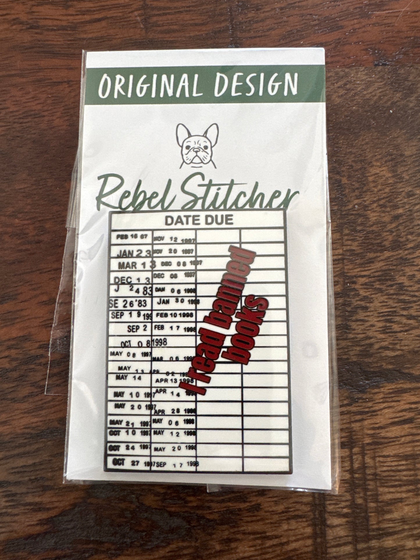 I Read Banned Books Needle Minder - Rebel Stitcher