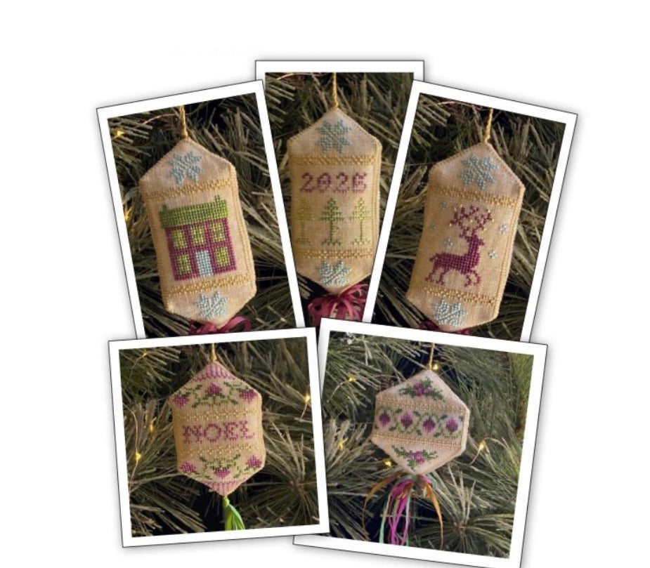 Sampler Ornaments - Jean Farish Needleworks