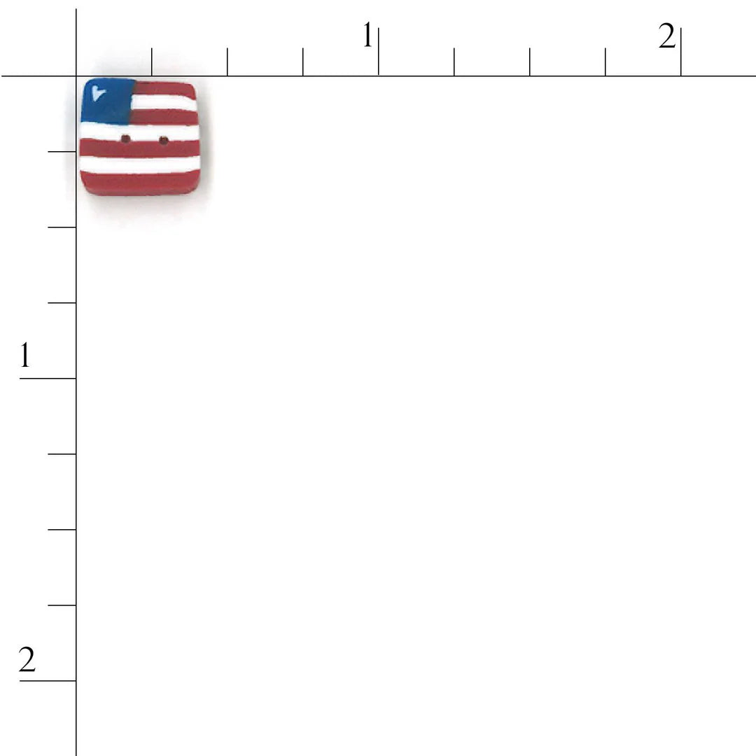 Tiny Square Flag - Just Another Button Company