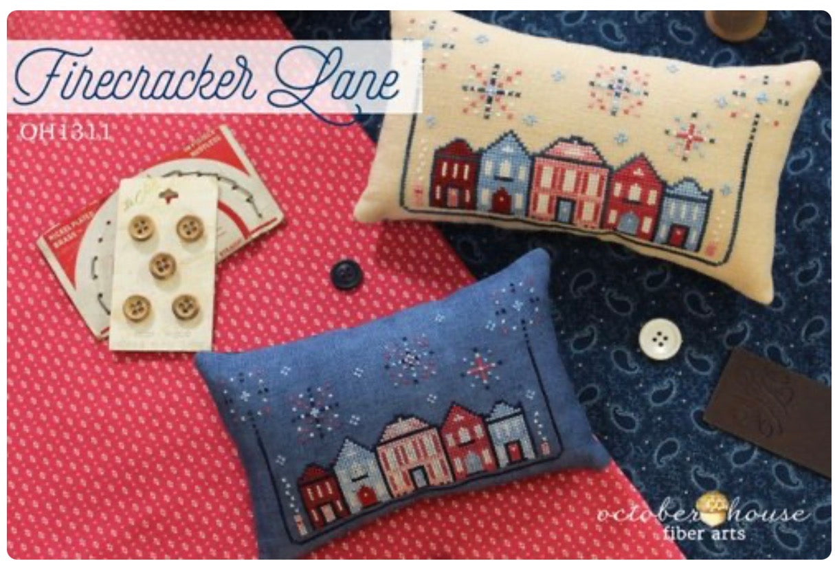 Firecracker Lane - October House Fiber Arts