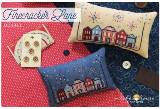 Firecracker Lane - October House Fiber Arts