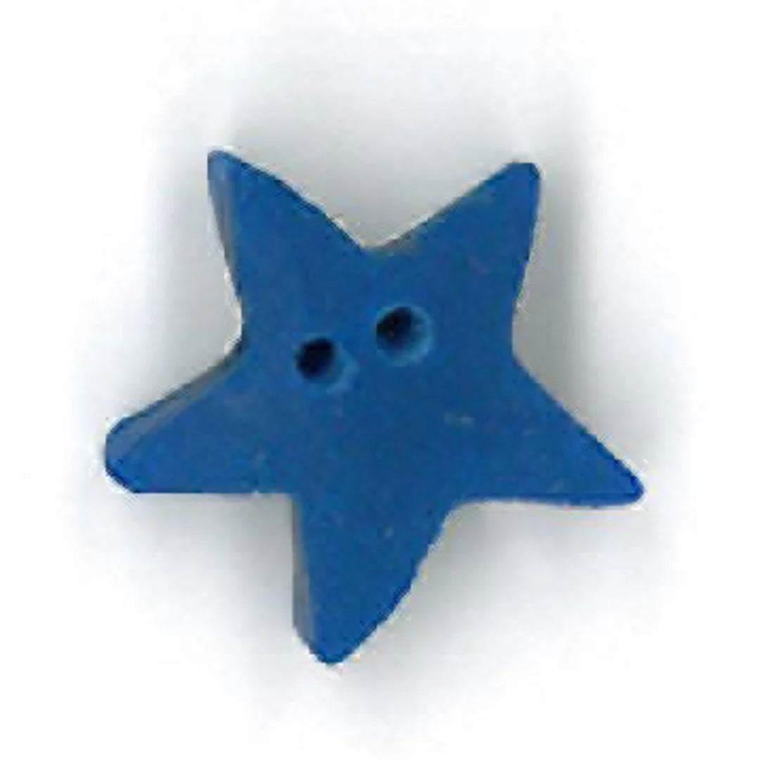 Medium True Blue Star - Just Another Button Company