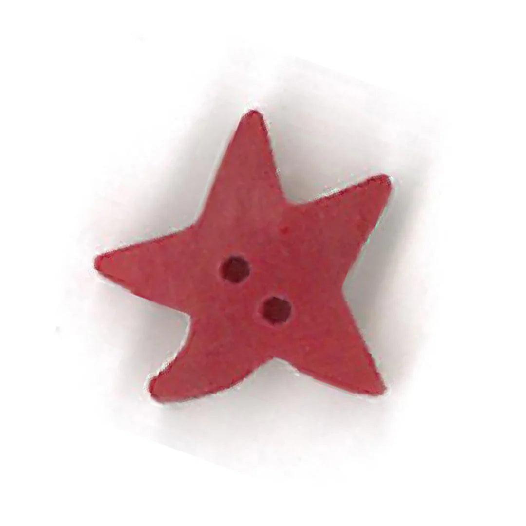 Medium Red Star - Just Another Button Company
