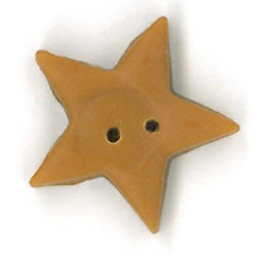 Large Tarnished Gold Star - Just Another Button Company