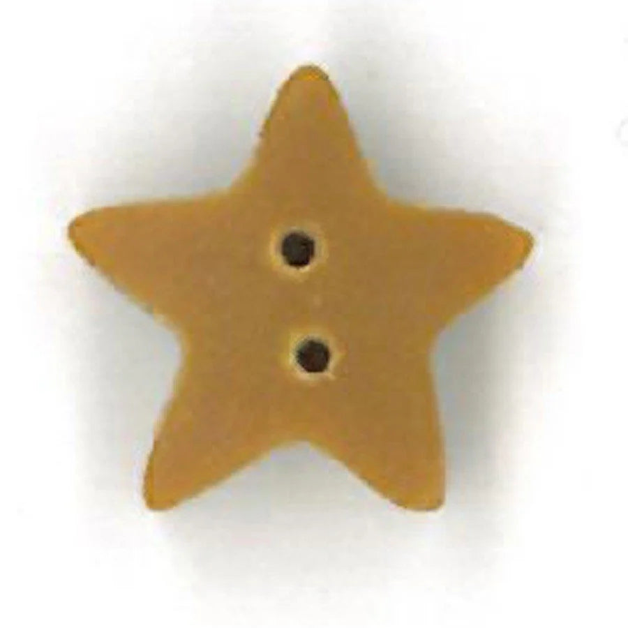 Small Tarnished Gold Star - Just Another Button Company