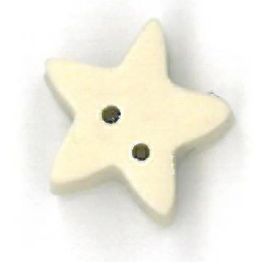 Small Tea-Dyed Star - Just Another Button Company