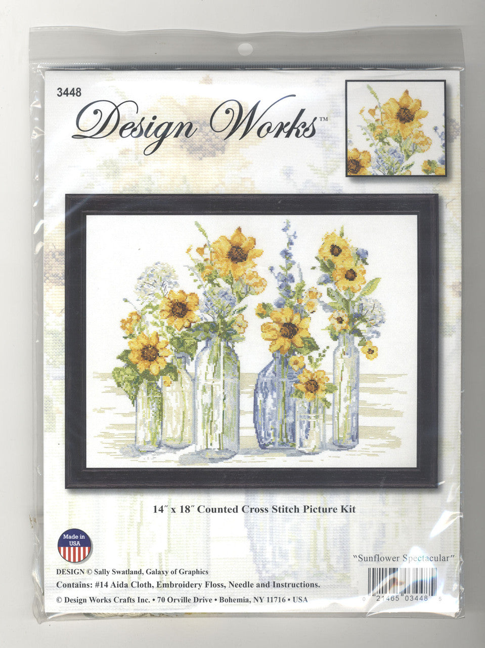 Sunflower Spectacular Cross Stitch Kit - Design Works