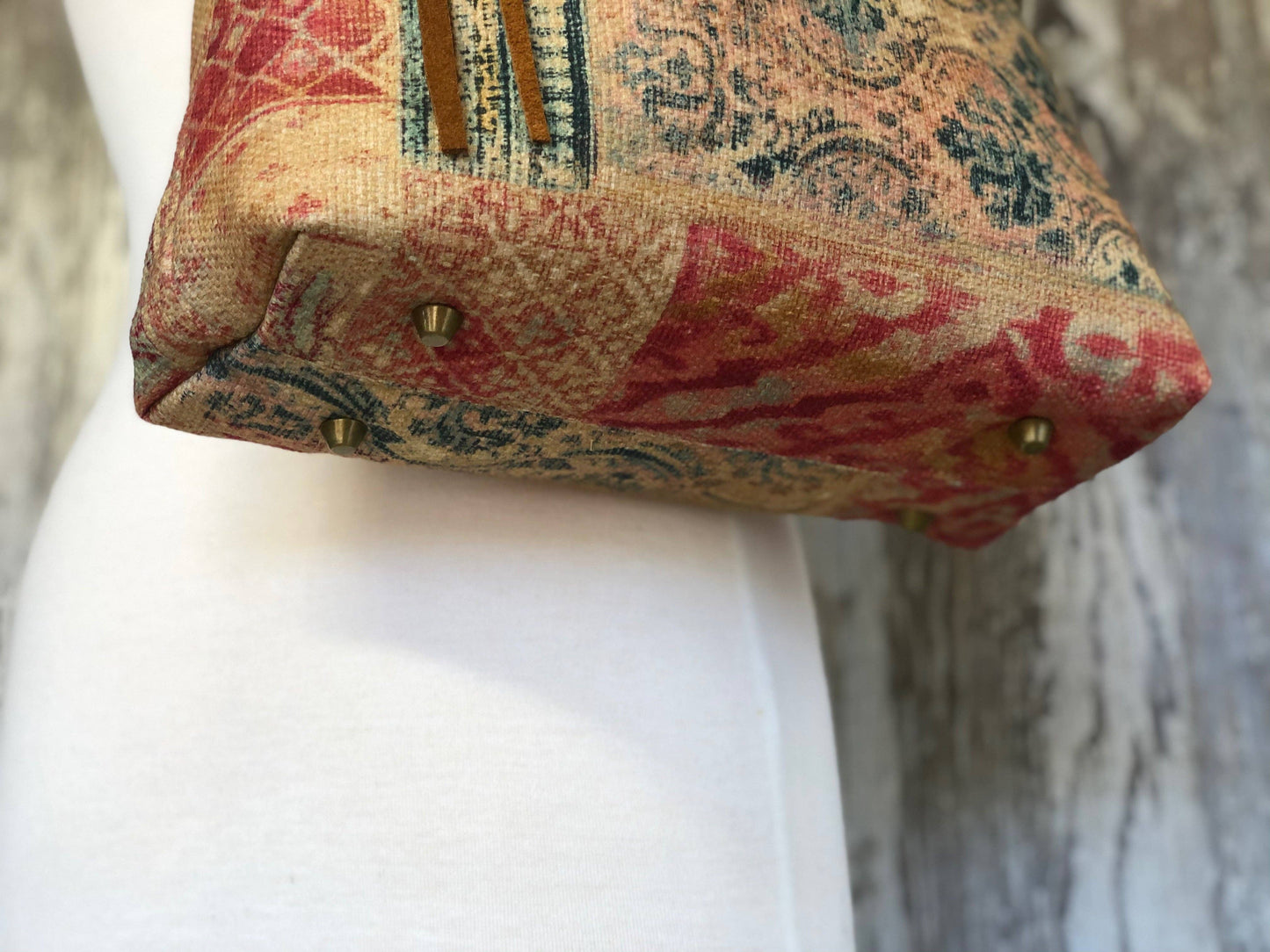 Linen Patch Borsa Bag- Atenti