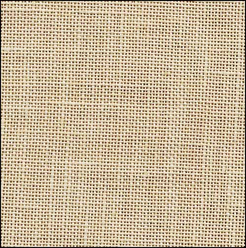 36 Count Edinburgh Linen Mushroom (Light Mocha) by Zweigart