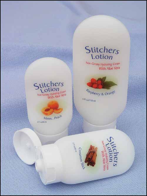 Stitcher's Lotion 4 oz. Tubes. Blackberry/Vanilla Lotion