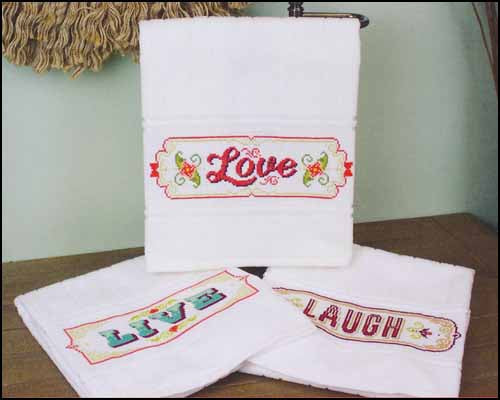 Aberdeen Hand Towel, White