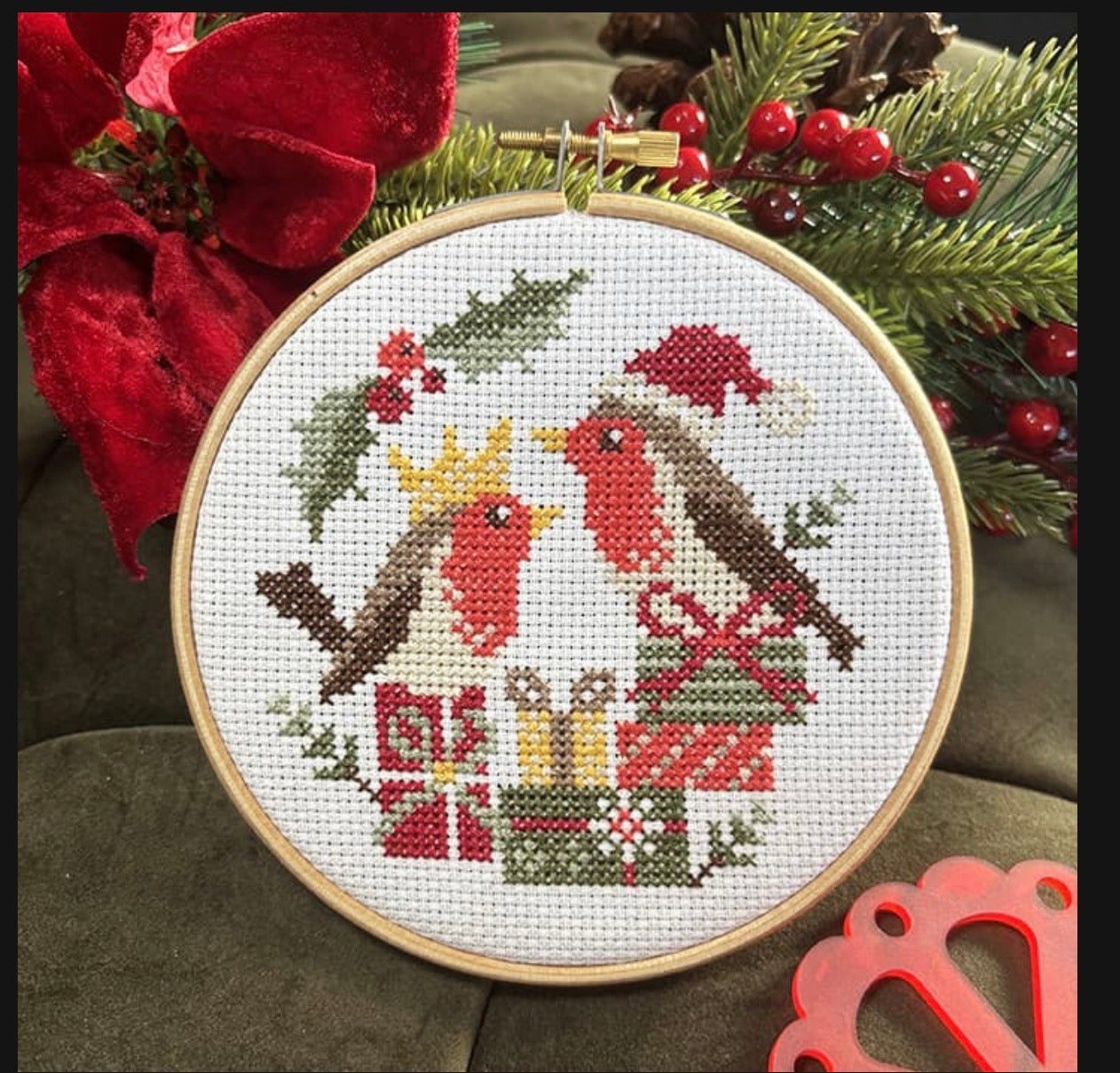 Season’s Tweetings - Love Poppet - 2026 Needlework Marketplace PREORDER