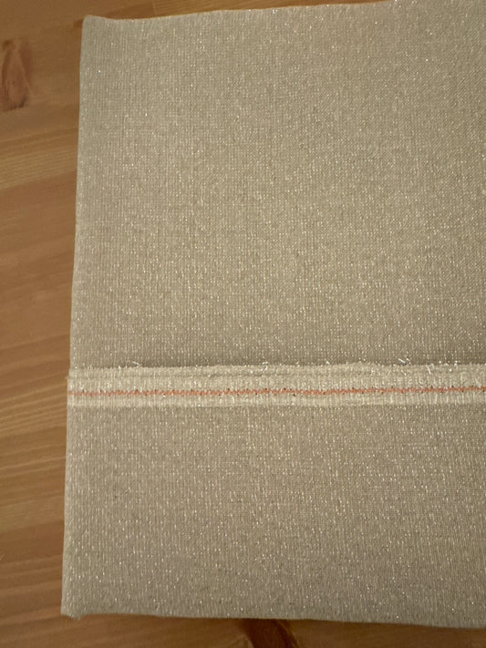 32 Count Belfast Raw with Silver Sparkles by Zweigart