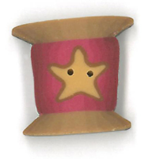 Short Red Spool - Just Another Button Company