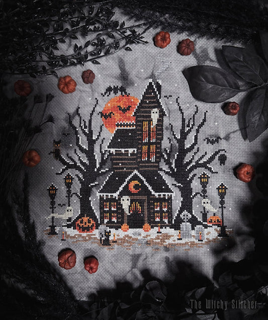 Frosted Pumpkin Cottage - The Witchy Stitcher