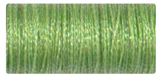 Leap Frog (5802) - #4 Very Fine Metallic Braid - Kreinik