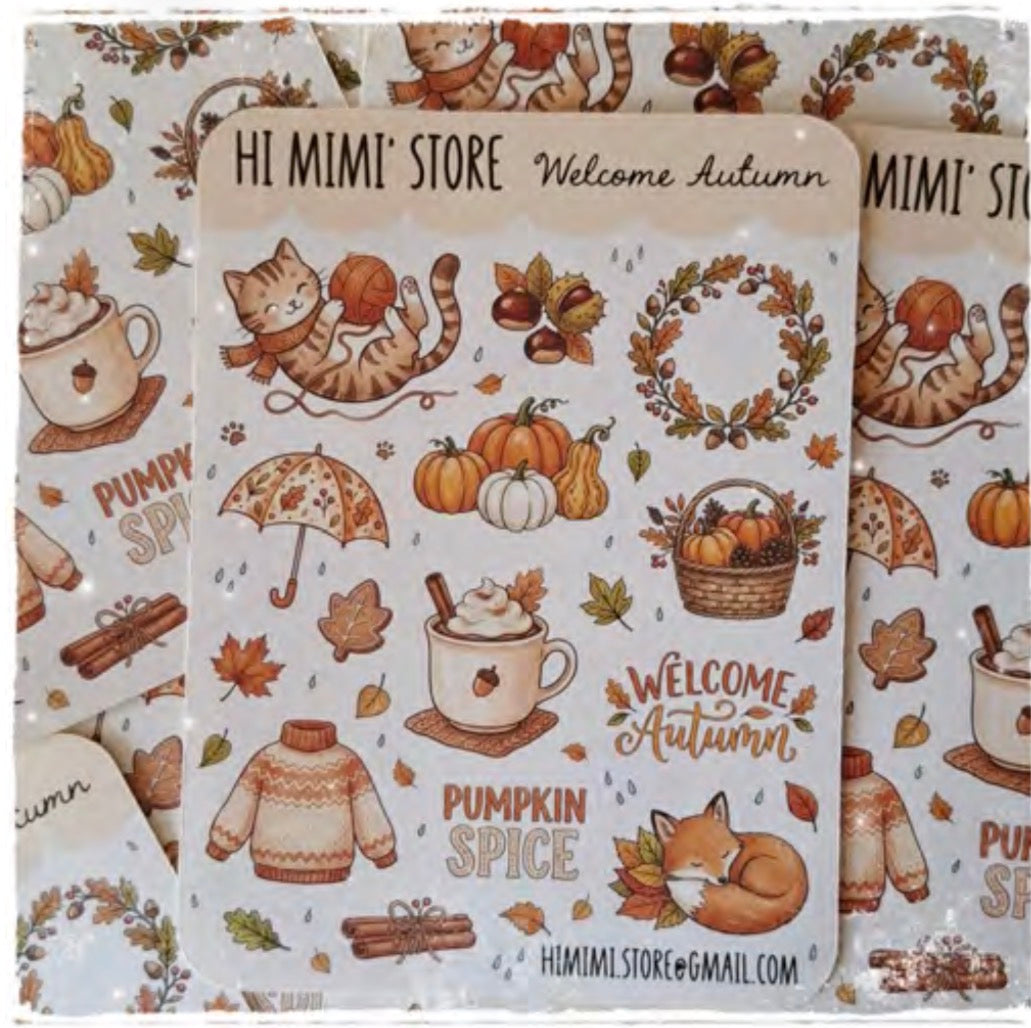 Pumpkin Spice Season - Fairy Wool In The Wood - 2026 Needlework Marketplace PREORDER