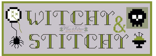 Halloween Mystery project Witchy and Stitchy Ornaments - Mani Di Donna - 2026 Needlework Marketplace PREORDER
