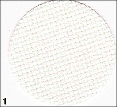 18 Count Aida White Fabric by Zweigart