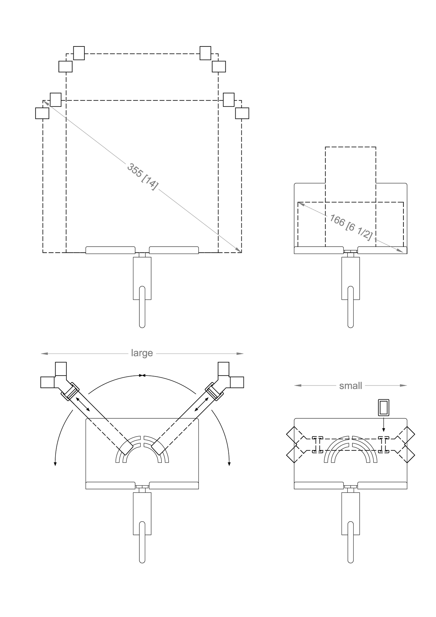 Lowery Device Holder Silver Grey SG22