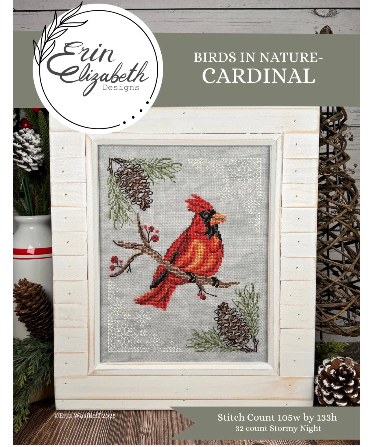 Birds In Nature - Cardinal - Erin Elizabeth