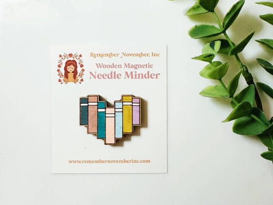 Book Wooden Needle Minder