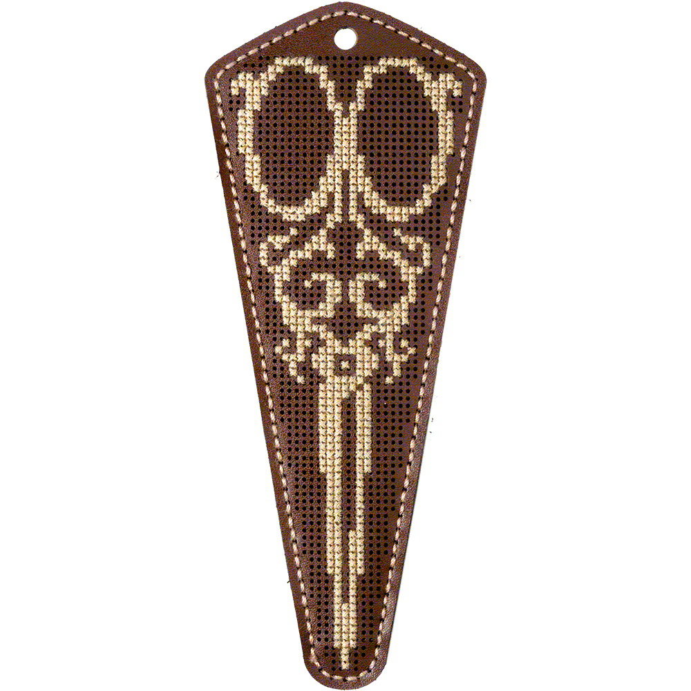 Scissor Case Needlecraft Kit - Leather Scissor Case #3