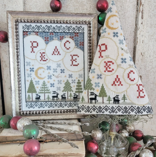 5th Day of Christmas Sampler and Tree - 12 Days of Christmas Sampler and Tree Series - Hello from Liz Mathews