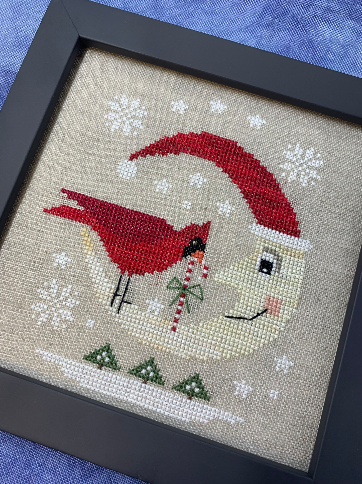 Christmas Moon - Stitches by Ethel