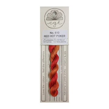 Red Hot Poker (No. 610) - Cottage Garden Threads