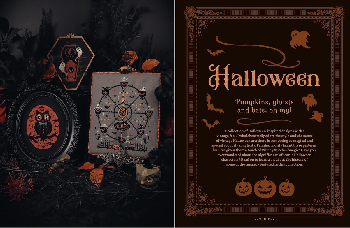 Witchy Stitching: 25 Patterns to Haunt Your Home - by The Witchy Stitcher