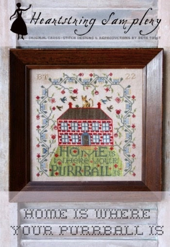 Home Is Where The Your Purrball Is  - Heartstring Samplery