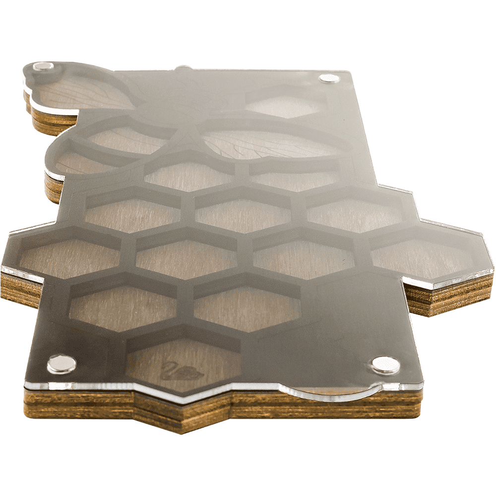 Bee Hive Bead Organizer - Bead Storage Box with Transparent Cover