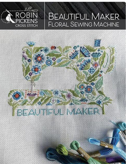Beautiful Maker Floral Sewing Machine - Robin Pickens