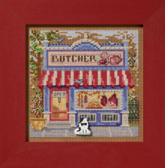 Butcher Shop Beaded Cross Stitch Kit - Mill Hill