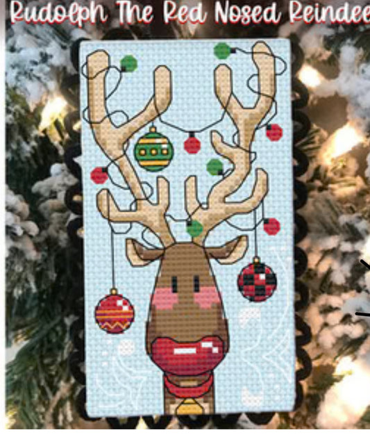 Rudolph the Red Nosed Reindeer - Autumn Lane Stitchery