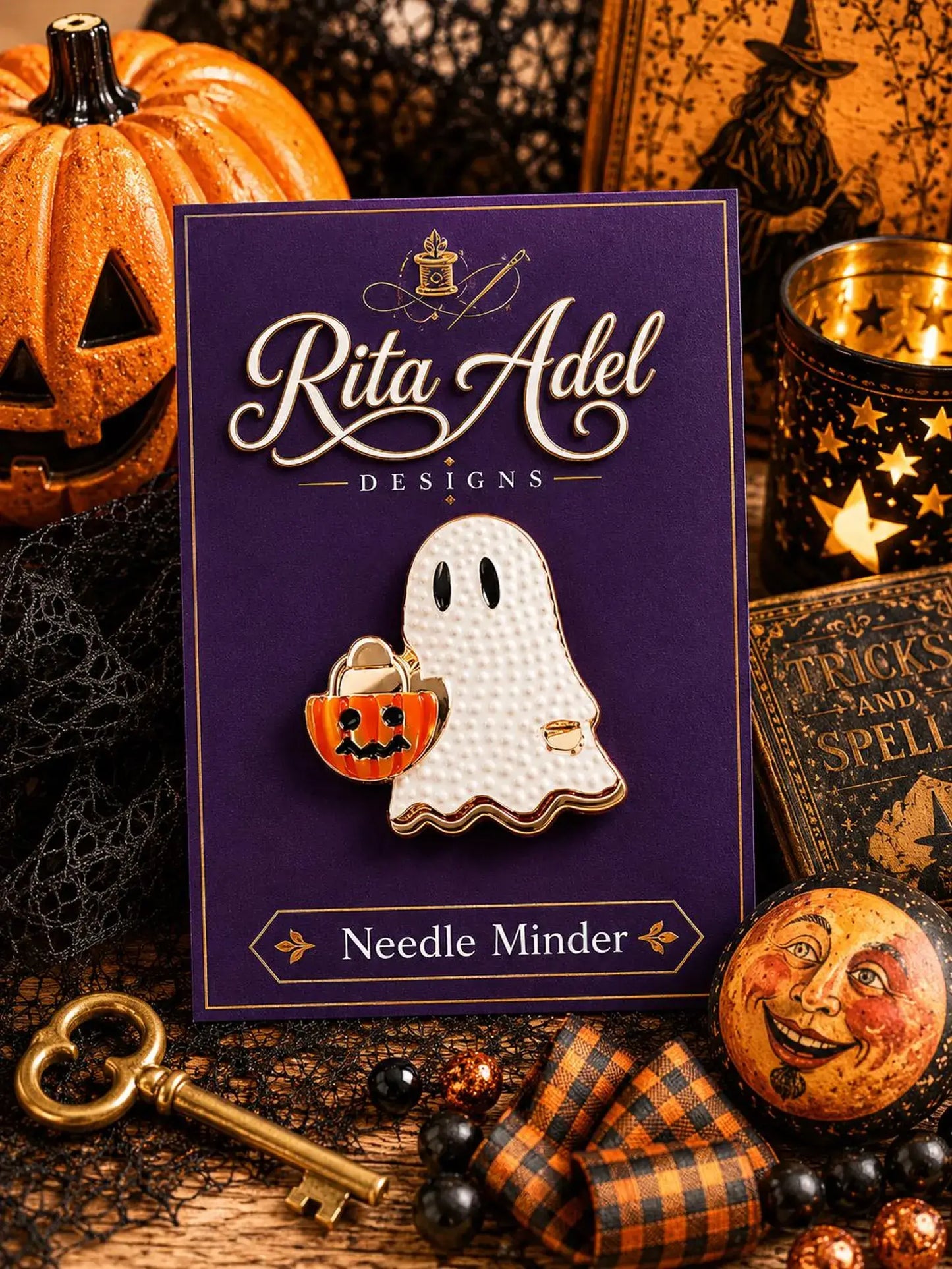 Trick or Treat Ghost Needle Minder