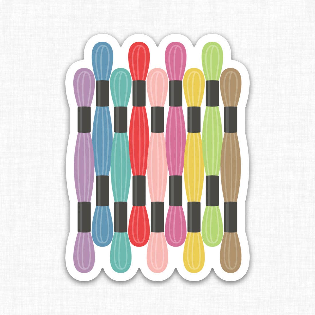 Stitchy Stickers - Floss Skeins - Stitched Modern