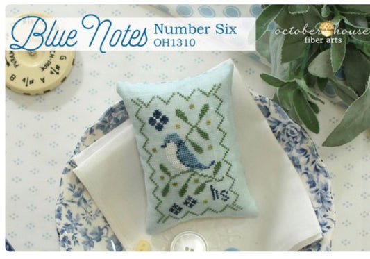 Blue Notes Number 6 - October House Fiber Arts