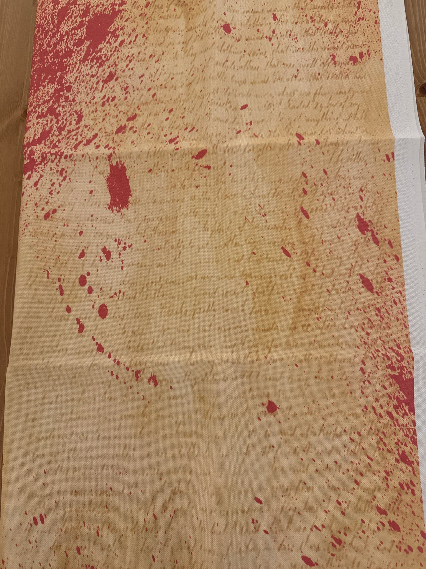 28 Count Evenweave Blood Read Fabric by Fabric Flair